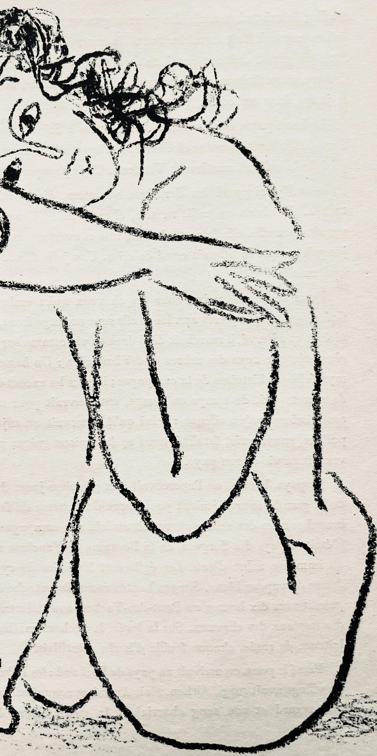 Andr Marchand, Composition, Pierre Feu Provence Noire, Lithograph