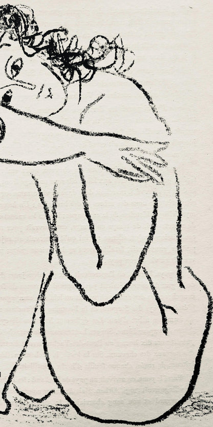 Andr Marchand, Composition, Pierre Feu Provence Noire, Lithograph