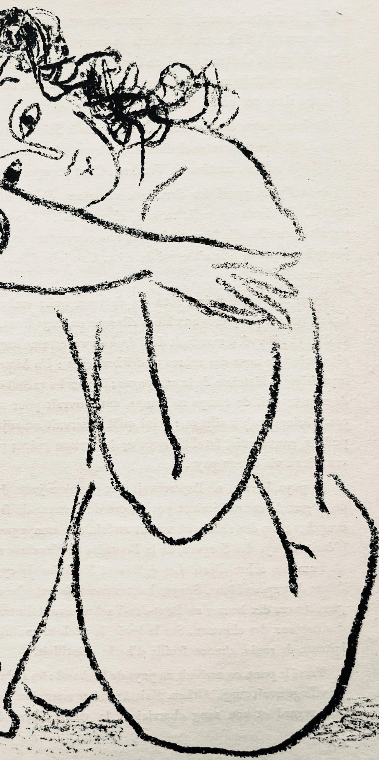 Andr Marchand, Composition, Pierre Feu Provence Noire, Lithograph