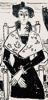 Andr Marchand, Composition, Pierre Feu Provence Noire, Lithograph