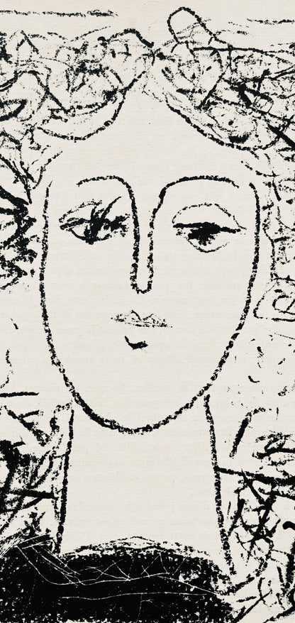 Andr Marchand, Composition, Pierre Feu Provence Noire, Lithograph