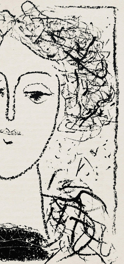 Andr Marchand, Composition, Pierre Feu Provence Noire, Lithograph