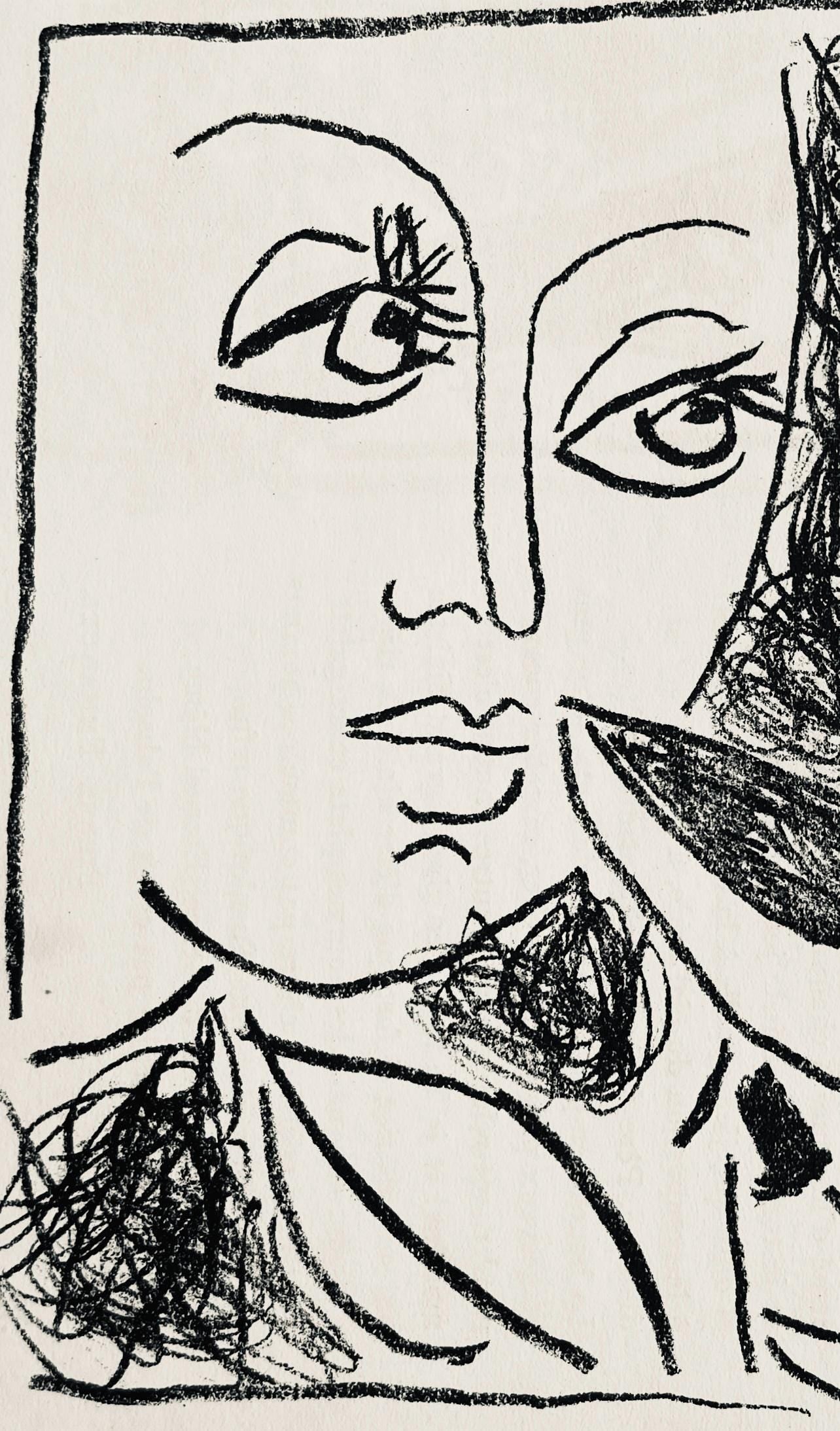 Andr Marchand, Composition, Pierre Feu Provence Noire, Lithograph