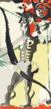 Jean Lurat, Composition, Lettre Mon Peintre Raoul Dufy, Lithograph