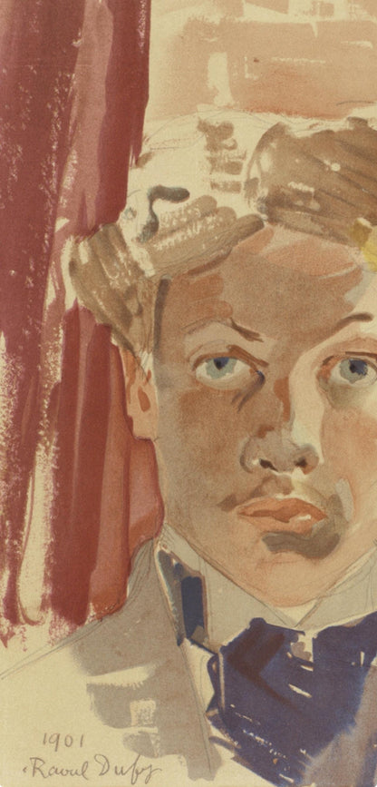 Raoul Dufy, Autoportrait, Lettre Mon Peintre Raoul Dufy, Lithograph