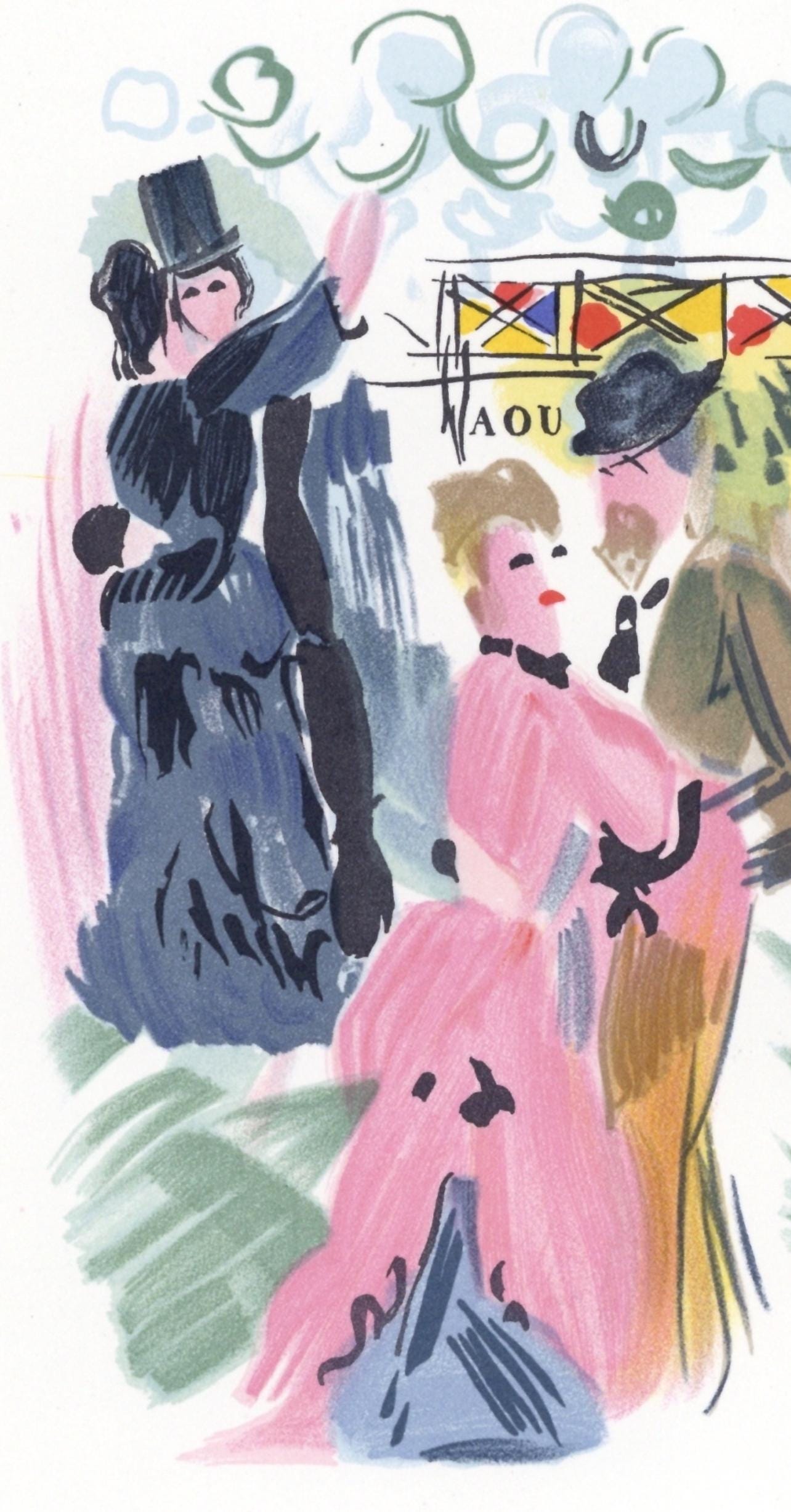 Raoul Dufy, Hommage Renoir, Lettre Mon Peintre Raoul Dufy, Lithograph