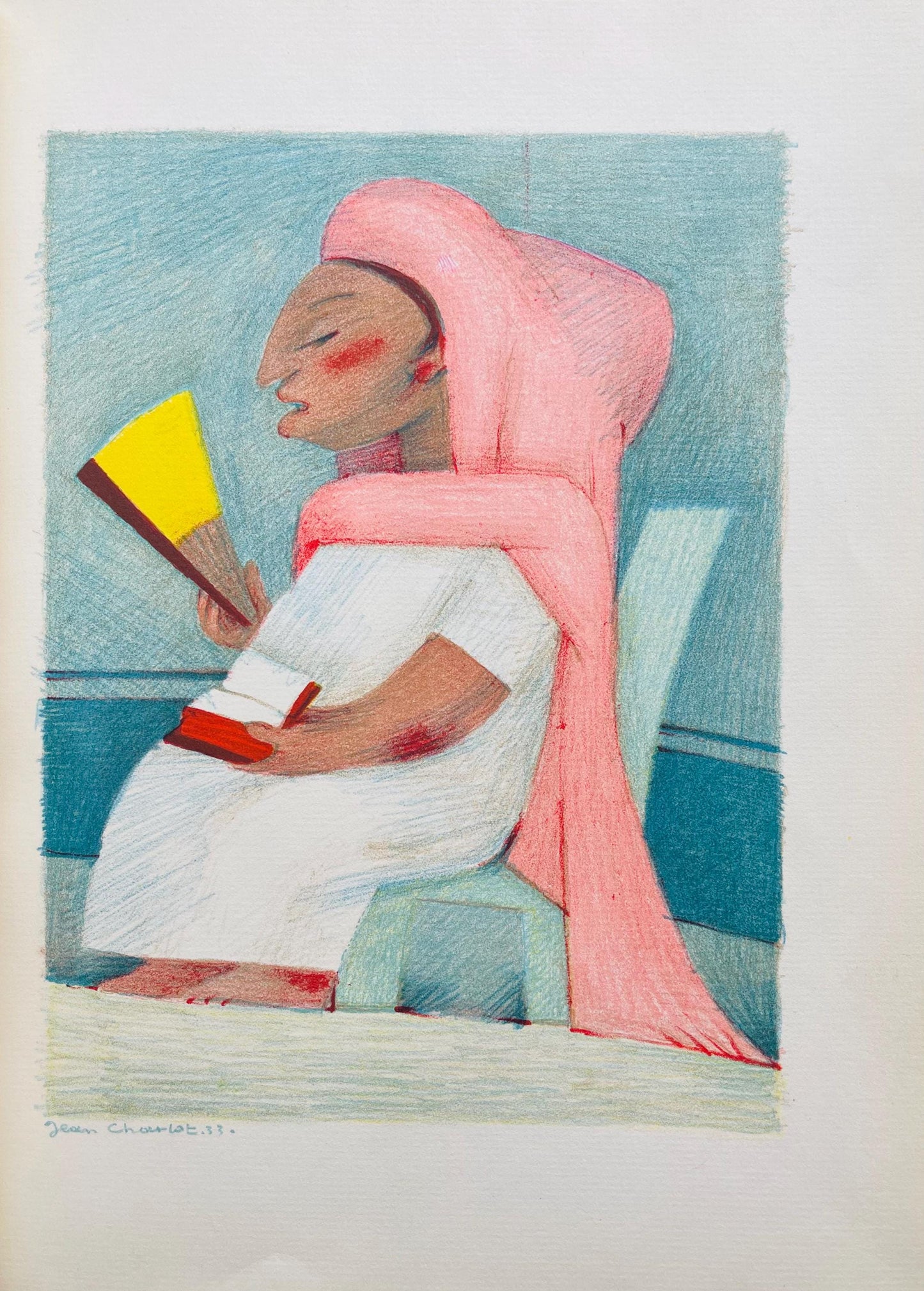 Charlot Jean Composition Lithograph