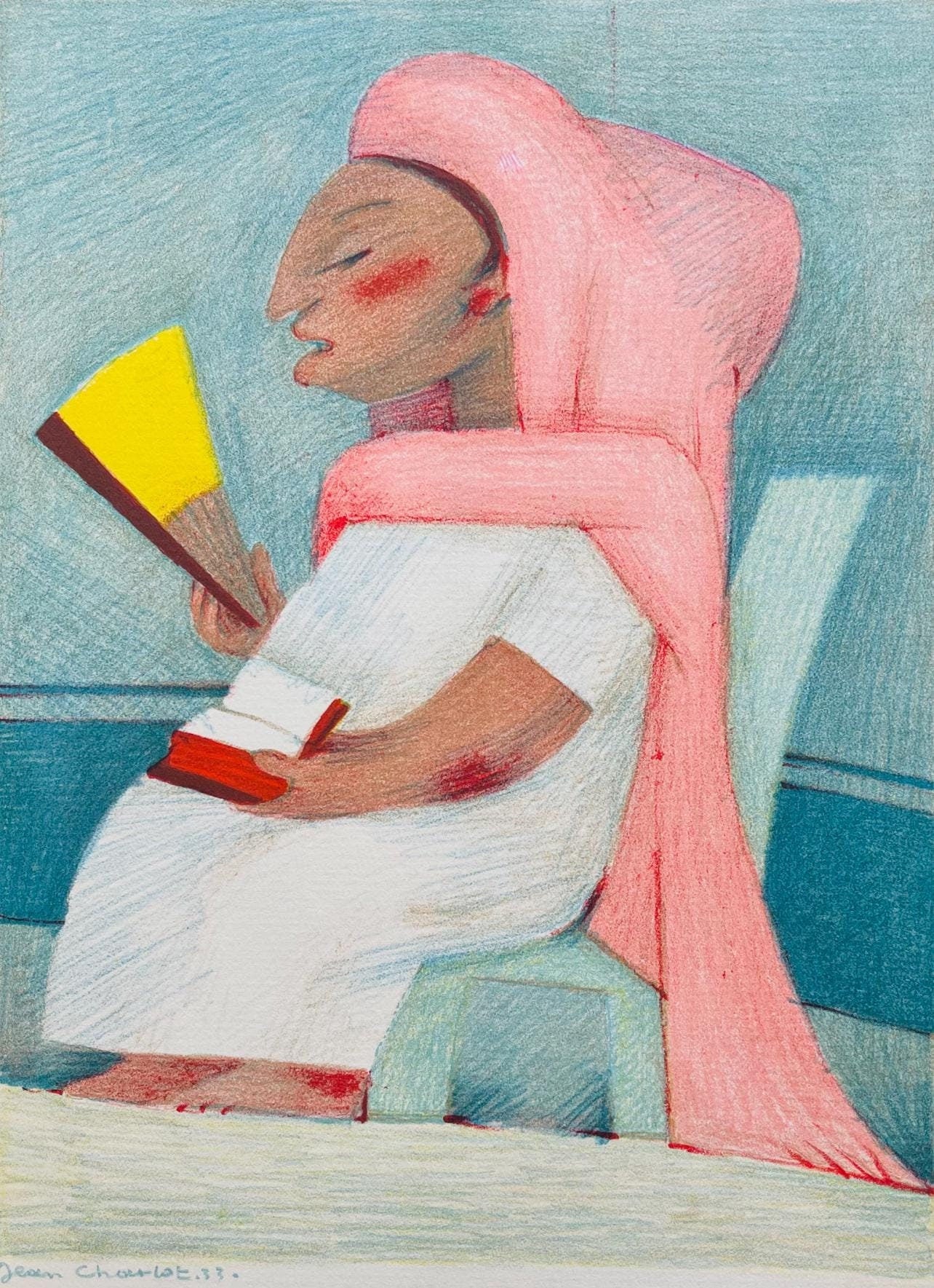Charlot Jean Composition Lithograph