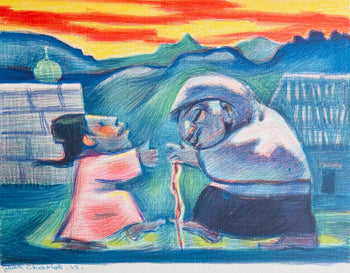 Lithograph - Jean Charlot - Composition