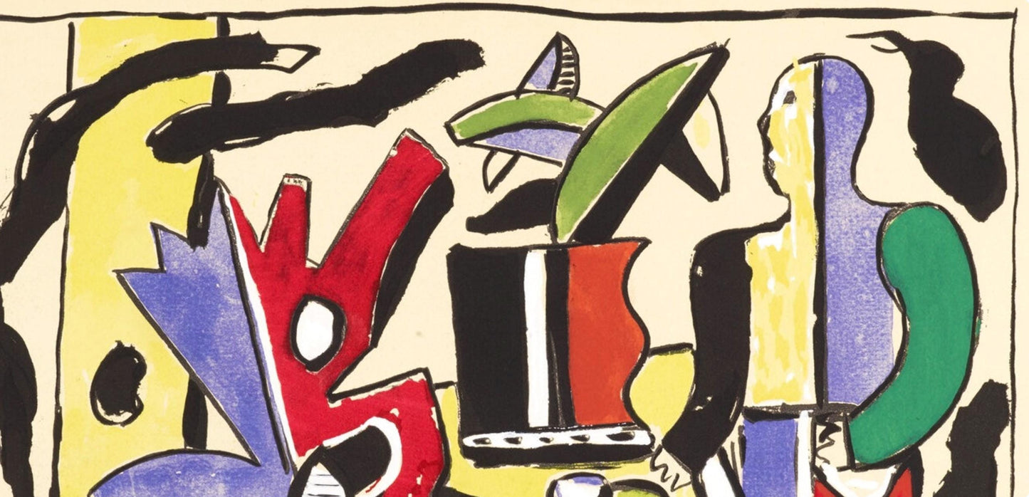 Fernand Lger, Composition, Douze Contemporains, Lithograph