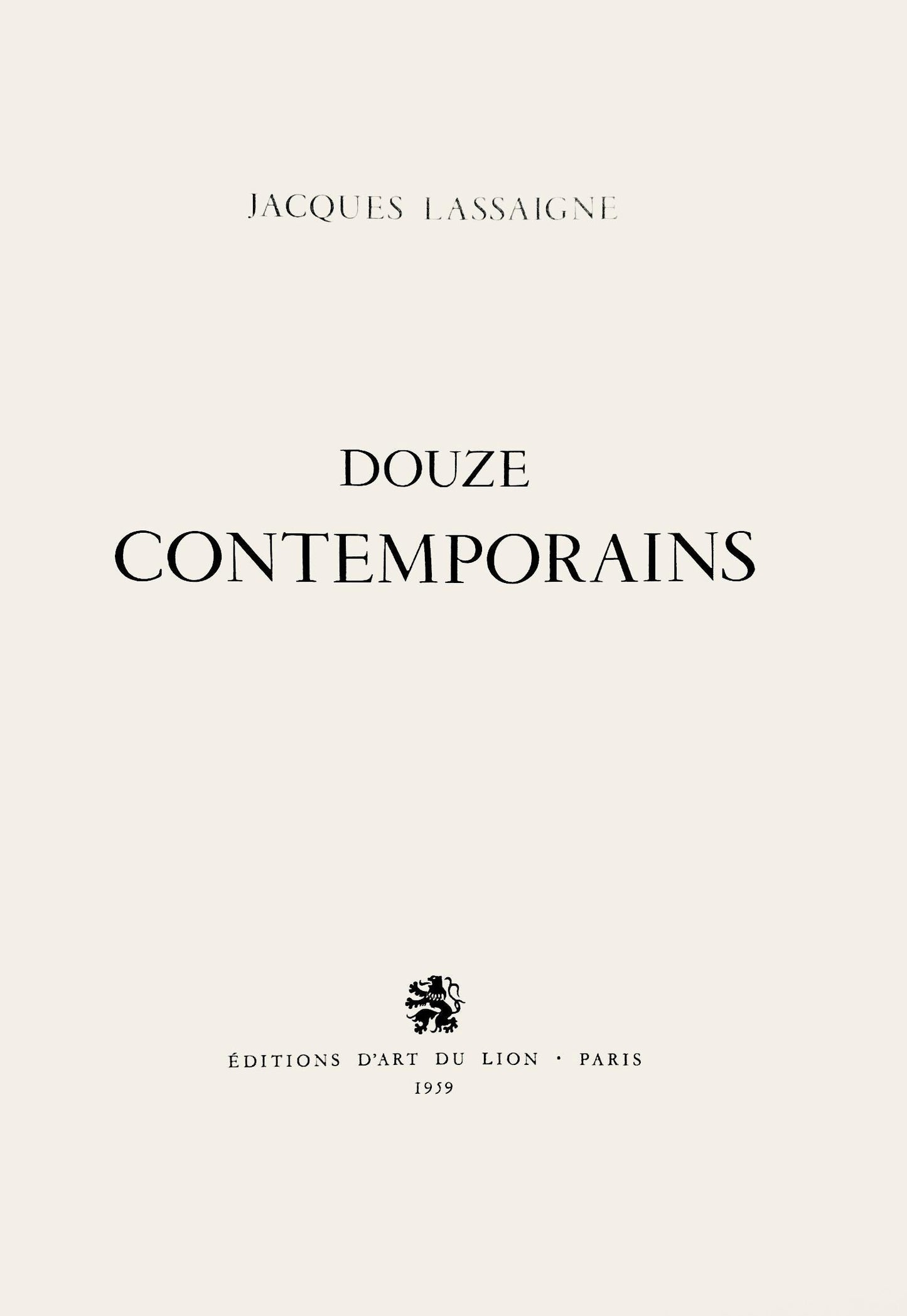 Henri Matisse, La Danse, Douze Contemporains, Lithograph