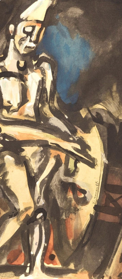 Georges Rouault, Portrait, Douze Contemporains, Lithograph