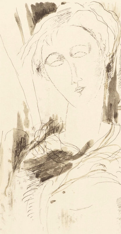 Amedeo Modigliani, Portrait, Douze Contemporains, Lithograph