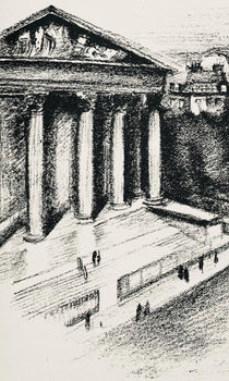 Robert Delaunay, La Madeleine Et Les Boulevard (Habasque 720-728), Allo! Paris!, Lithograph