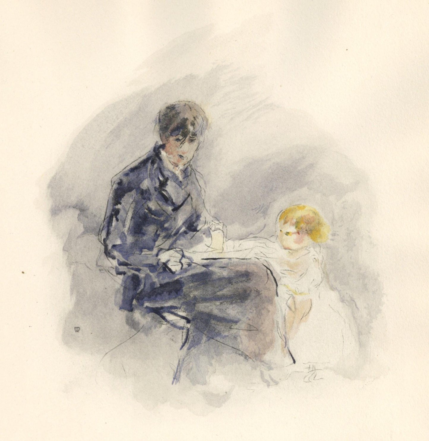 Berthe Morisot, Berthe Morisot Et Sa Fille, Berthe Morisot Seize Aquarelles, Lithograph