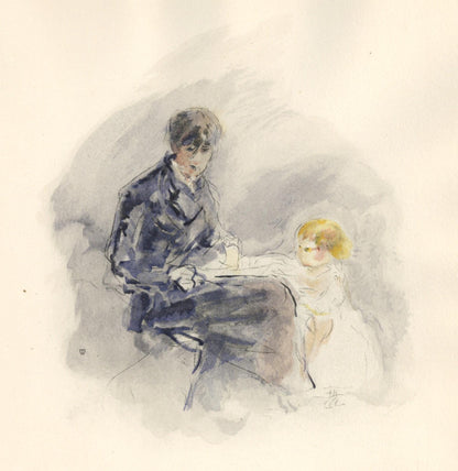 Berthe Morisot, Berthe Morisot Et Sa Fille, Berthe Morisot Seize Aquarelles, Lithograph