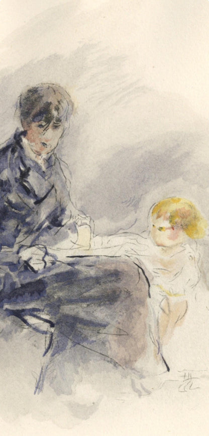 Berthe Morisot, Berthe Morisot Et Sa Fille, Berthe Morisot Seize Aquarelles, Lithograph