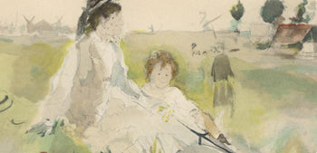 Berthe Morisot, Jeune Femme Et Enfant Dans L'Herbe (Mme Gobillard Et Sa Fille), Berthe Morisot