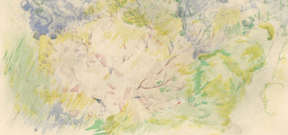 Berthe Morisot, Montagne Du Chteau Nice Vu De Cimise, Berthe Morisot Seize Aquarelles, Lithograph