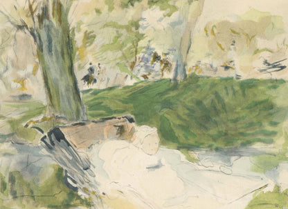 Berthe Morisot, Bibi Dans Sa Voiture Au Bois, Berthe Morisot Seize Aquarelles, Lithograph