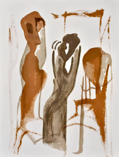 Francisco Bors, Composition, Uvres Compltes D'Albert Camus, Lithograph