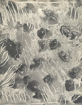 Pablo Picasso, Visages (Bloch 361A-E; Baer 683-688; Cramer 38), La Chvre-Feuille, Engraving And