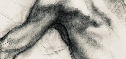 Ian Hornak, Renaissance Male Nude Figure Study, 1963, Original Drawing