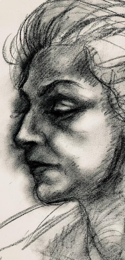 Ian Hornak, Renaissance Female Figure Study, 1963, Original Drawing