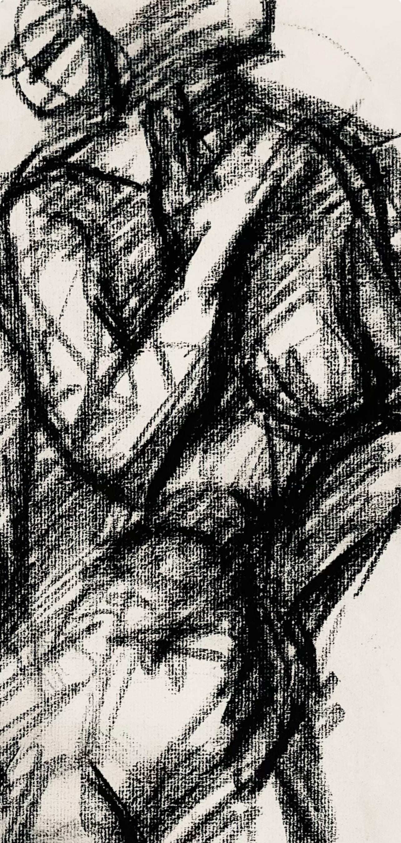 Ian Hornak, Renaissance Female Nude Figure Study, 1963, Original Drawing