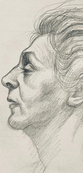 Ian Hornak, Renaissance Male Nude Figure Study, 1963, Original Drawing