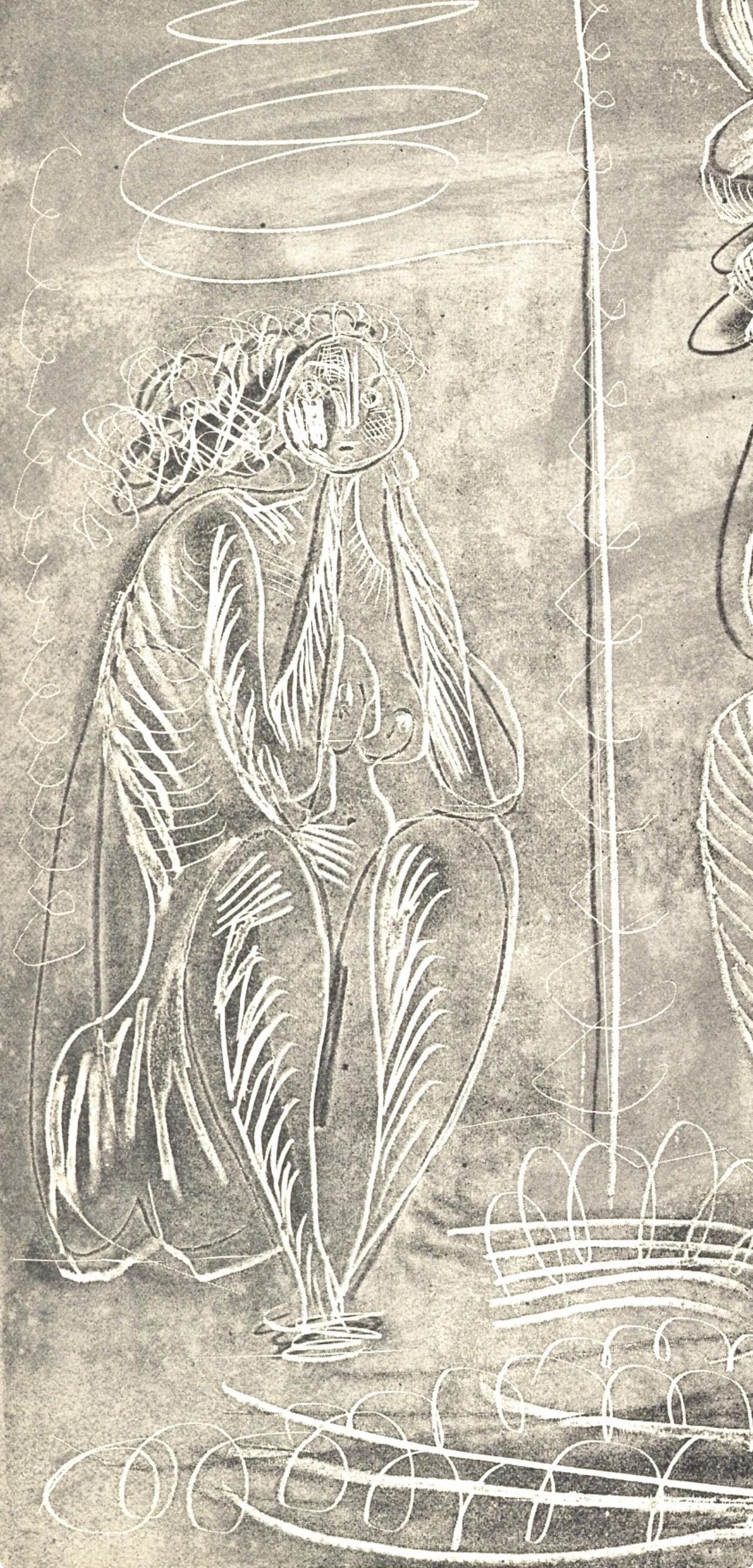 Pablo Picasso, Trois Baigneuses (Bloch 361A-E; Baer 683-688; Cramer 38), La Chvre-Feuille, Engraving