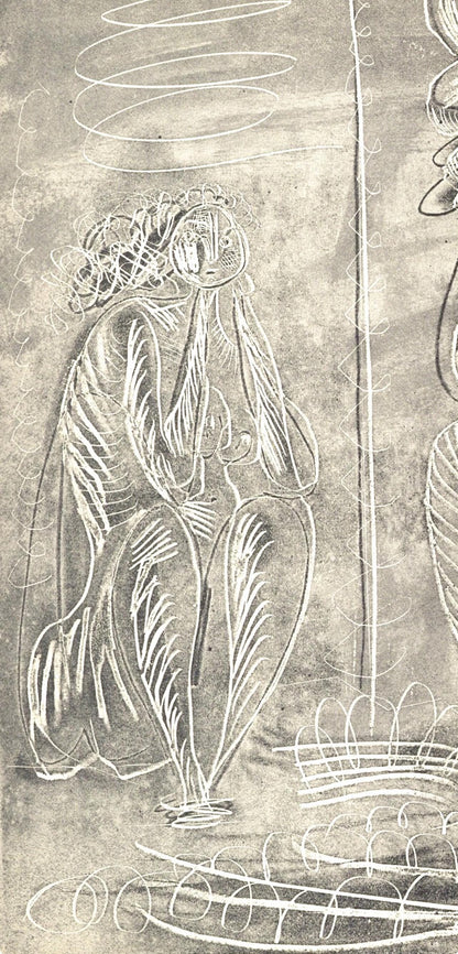 Pablo Picasso, Trois Baigneuses (Bloch 361A-E; Baer 683-688; Cramer 38), La Chvre-Feuille, Engraving