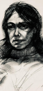 Ian Hornak, Renaissance Female Figure Study, 1963, Original Drawing