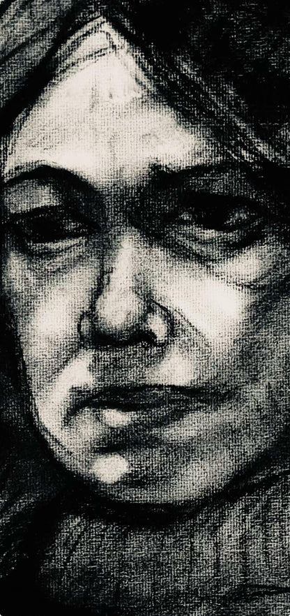 Ian Hornak, Renaissance Female Figure Study, 1963, Original Drawing