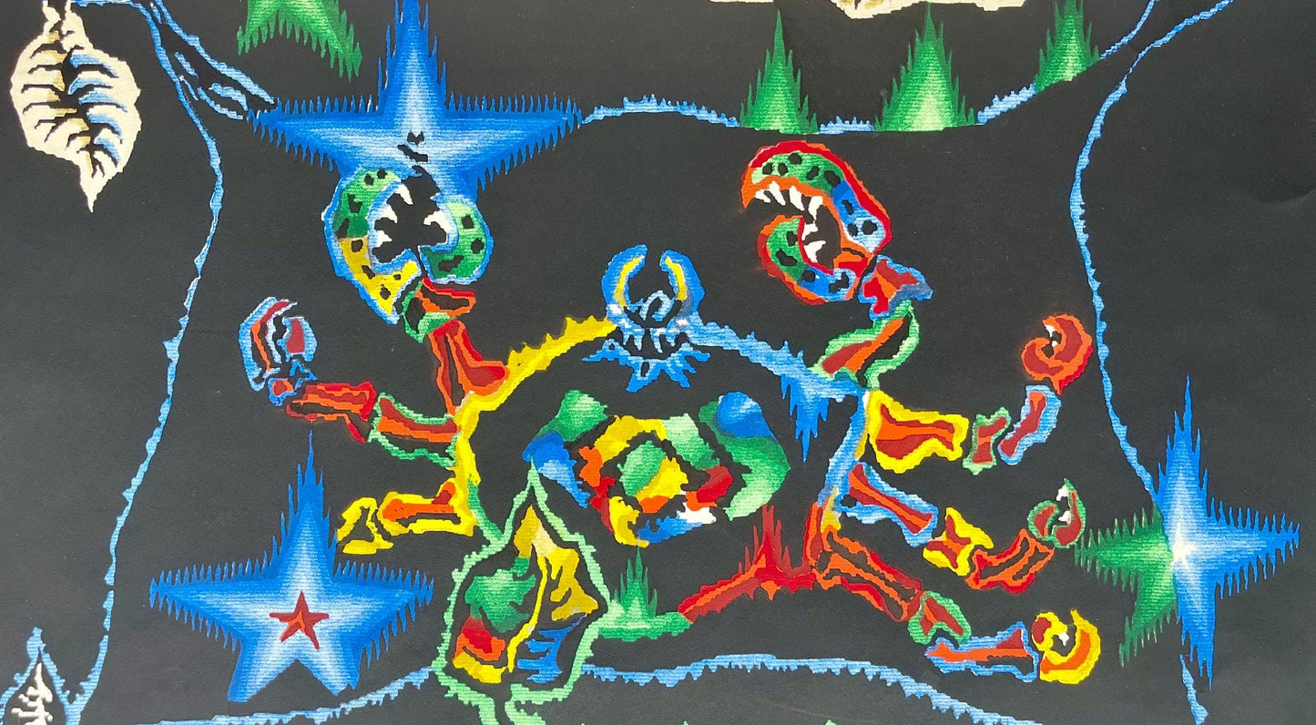 Jean Lurat, Le Cancer (Cancer), Les Signes Du Zodiaque, Lithograph