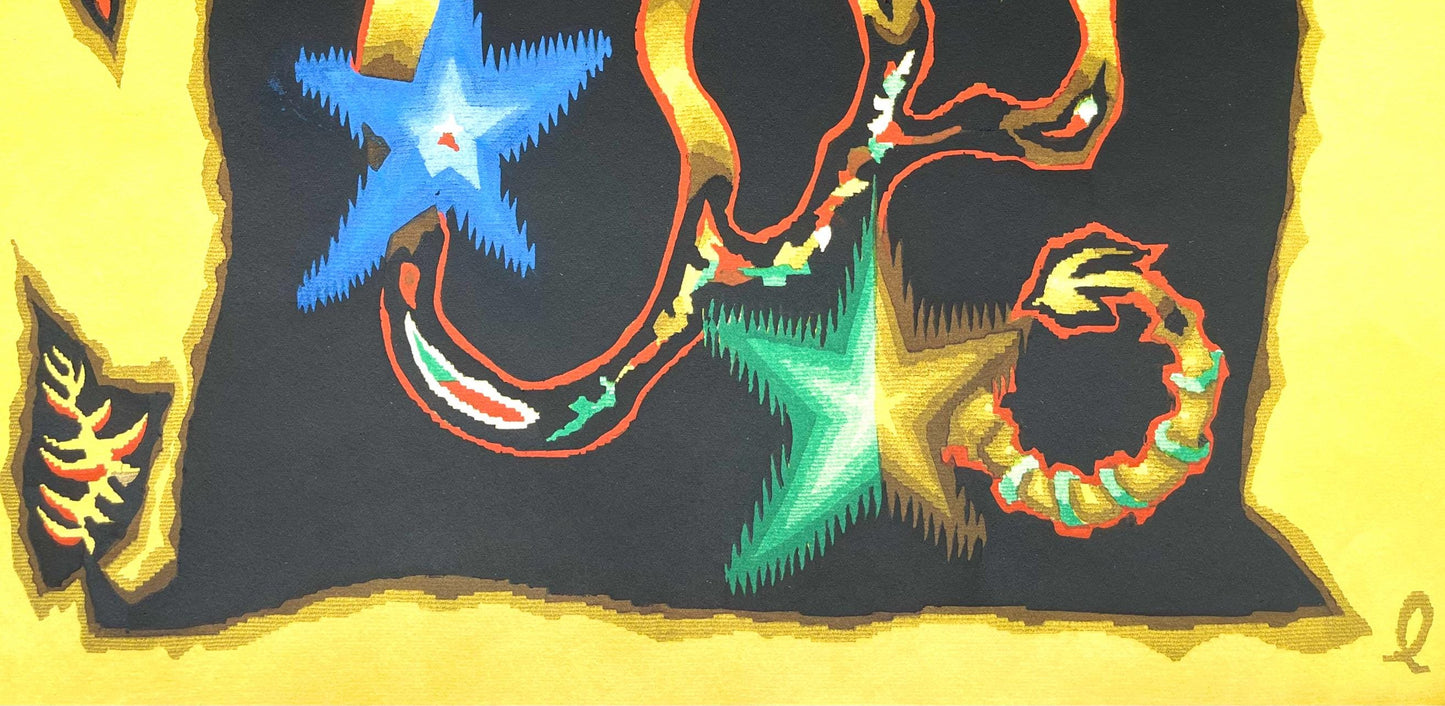 Jean Lurat, Le Scorpion (Scorpio), Les Signes Du Zodiaque, Lithograph