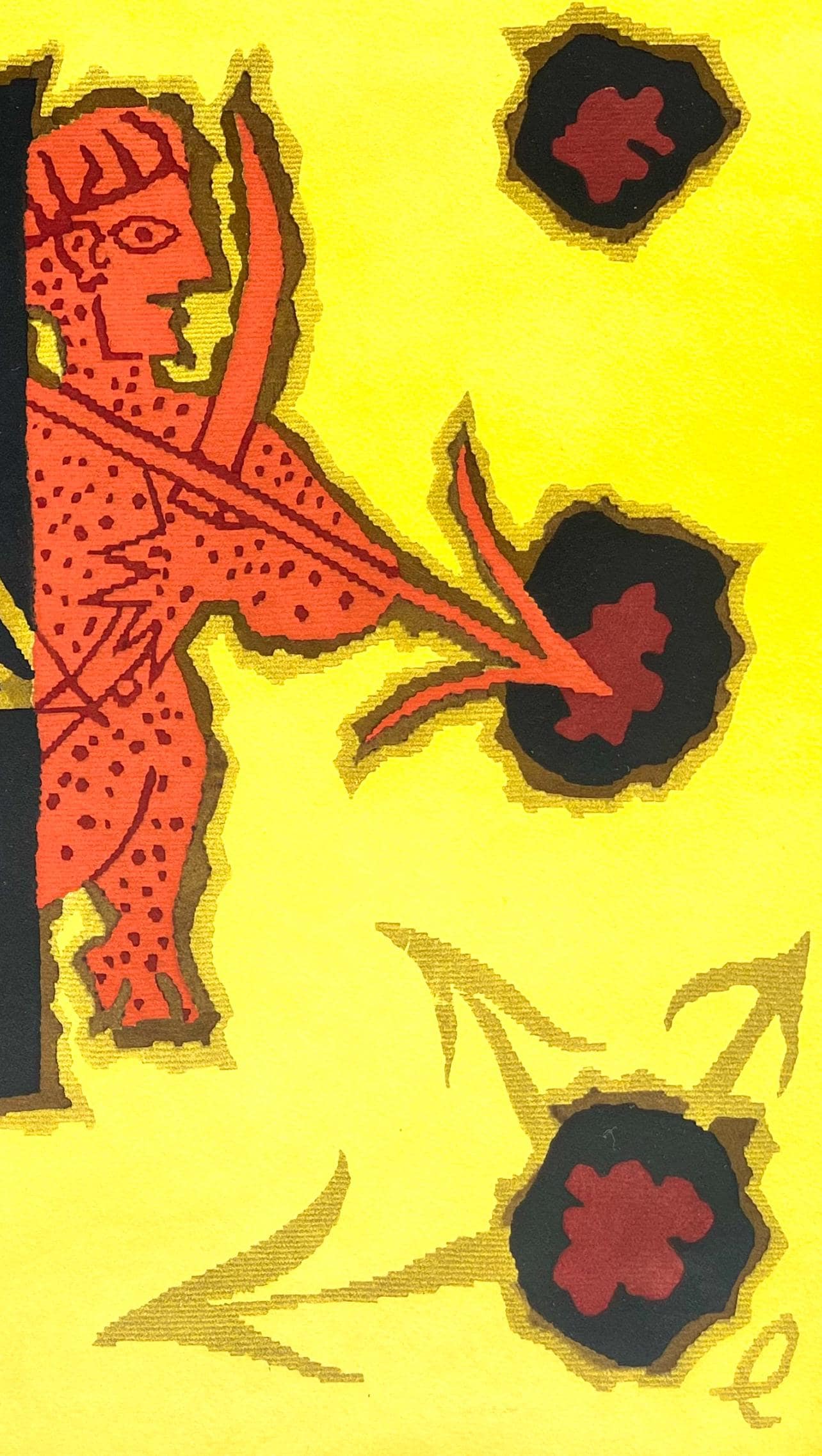 Jean Lurat, Le Sagitaire (Sagittarius), Les Signes Du Zodiaque, Lithograph