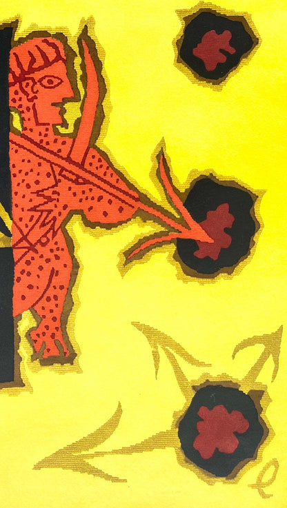 Jean Lurat, Le Sagitaire (Sagittarius), Les Signes Du Zodiaque, Lithograph