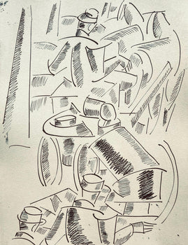Fernand Lger, La Cuisine Roulante, Fernand Lger, Dessins De Guerre, Lithograph
