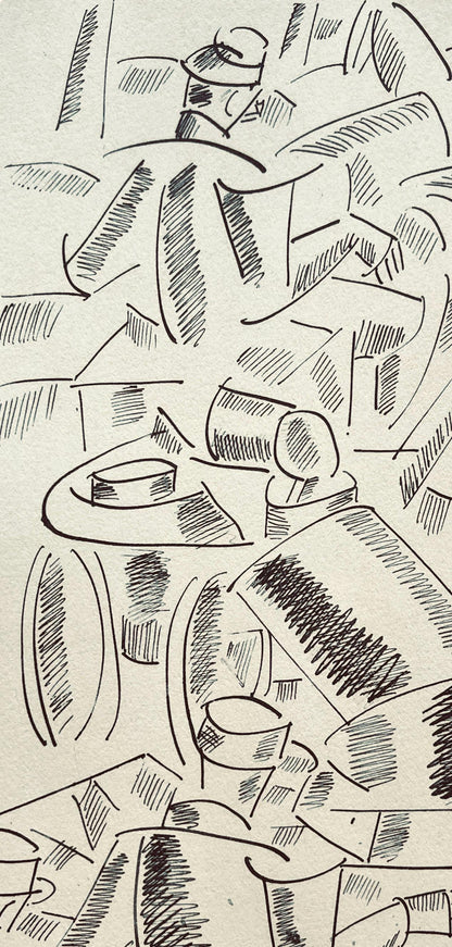 Fernand Lger, La Cuisine Roulante, Fernand Lger, Dessins De Guerre, Lithograph