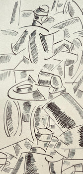Fernand Lger, La Cuisine Roulante, Fernand Lger, Dessins De Guerre, Lithograph