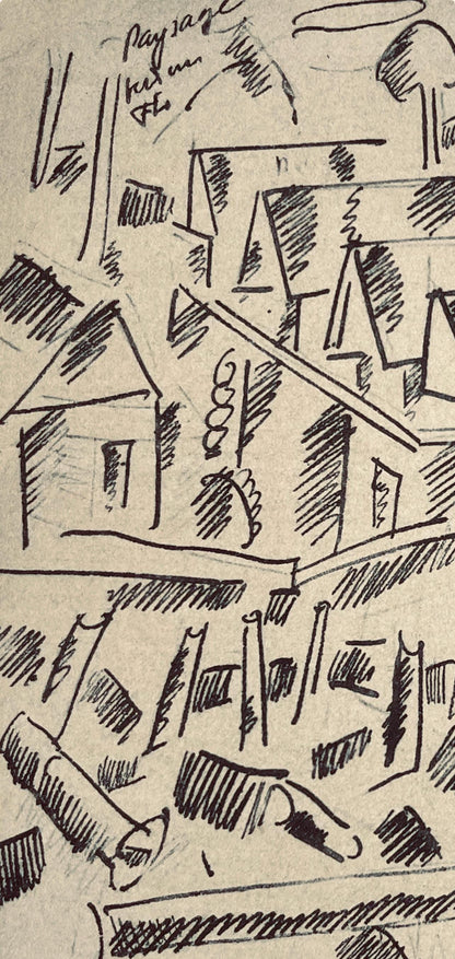 Fernand Lger, Aux Alentours De Verdun, Fernand Lger, Dessins De Guerre, Lithograph