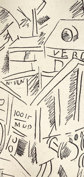 Fernand Lger, La Gare De Verdun, Fernand Lger, Dessins De Guerre, Lithograph