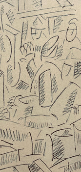 Fernand Lger, Soldats Jouant Aux Cartes, Fernand Lger, Dessins De Guerre, Lithograph