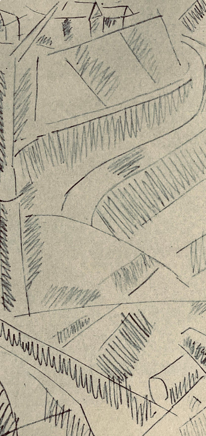 Fernand Lger, Paysage A Verdun, Fernand Lger, Dessins De Guerre, Lithograph