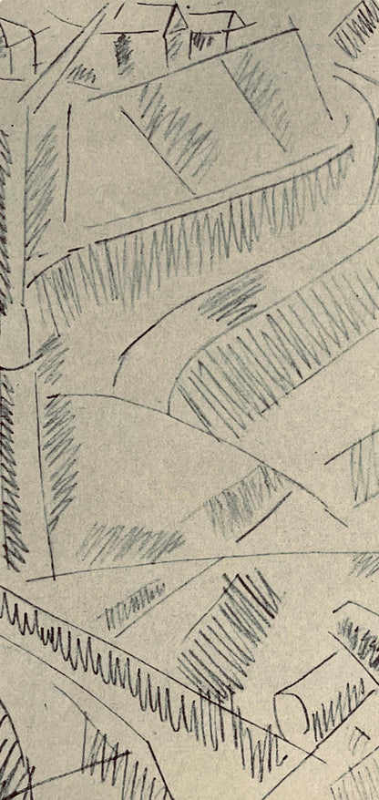 Fernand Lger, Paysage A Verdun, Fernand Lger, Dessins De Guerre, Lithograph