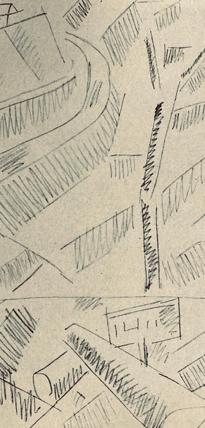 Fernand Lger, Paysage A Verdun, Fernand Lger, Dessins De Guerre, Lithograph