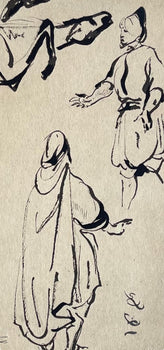 Eugne Delacroix, Composition, Trente Et Un Dessins Et Aquarelles Du Maroc, Lithograph