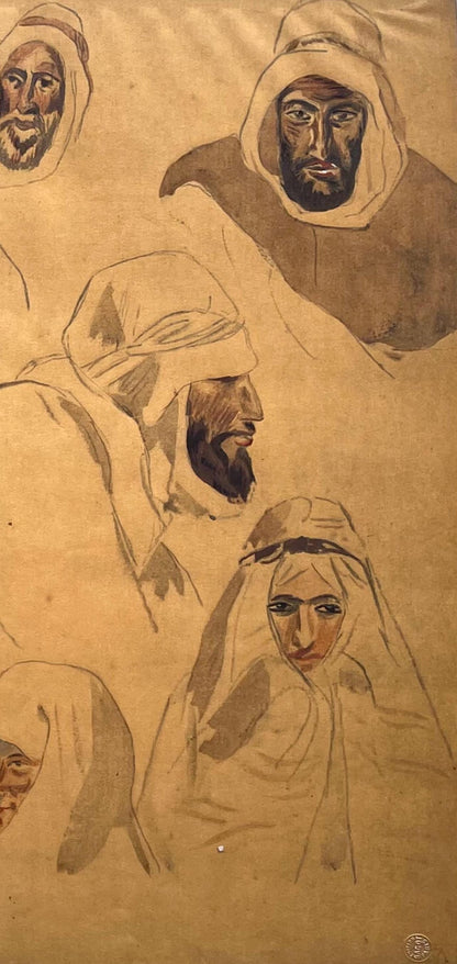 Eugne Delacroix, Composition, Trente Et Un Dessins Et Aquarelles Du Maroc, Lithograph