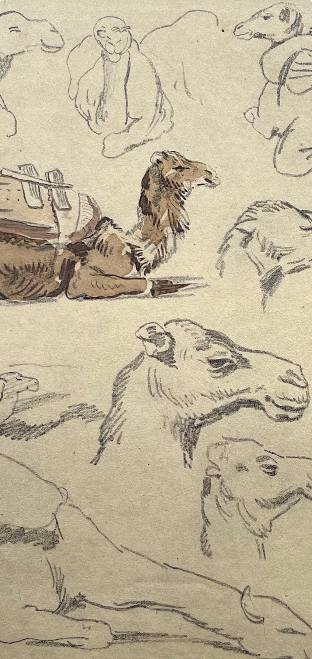 Eugne Delacroix, Composition, Trente Et Un Dessins Et Aquarelles Du Maroc, Lithograph